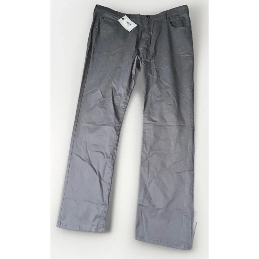 UNTUCKit Don Santiago Pants 40x32 Gray Straight Fit Stretch NWT Mens